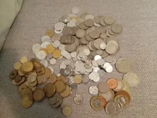 Lote de monedas variadas