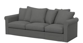 Sofá Ikea Gronlid Cinza Tecido