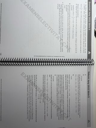 Selectividad Matemáticas CCSS