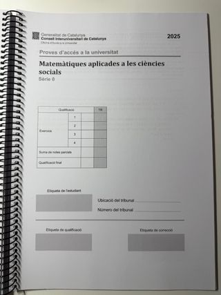 Selectividad Matemáticas CCSS