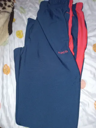 Chándal Kipsta niño azul y rojo