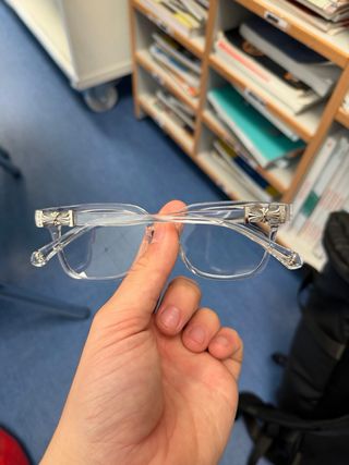 Gafas Chrome Hearts Transparentes Plata