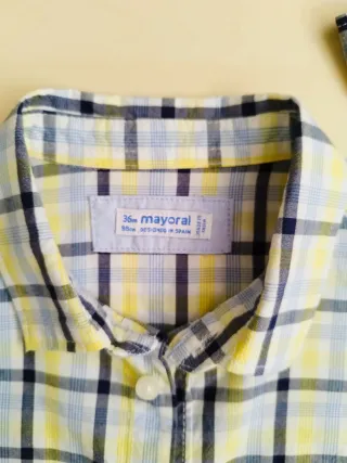 Conjunto Camisa y Pantalón Mayoral Niño 3 Años