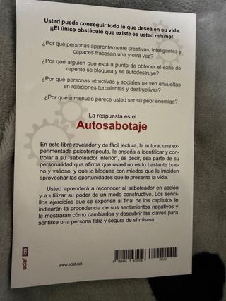 Libro Autosabotaje, Autoayuda