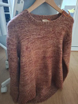 Jersey Oversize Marrón Naranja