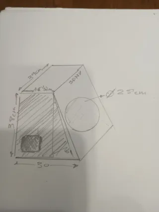 Cajón Subwoofer Sony Negro