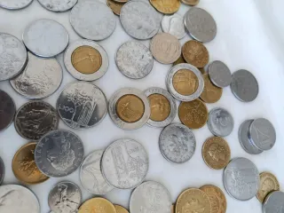 Lote de monedas antiguas italianas