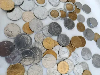 Lote de monedas antiguas italianas