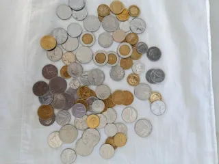 Lote de monedas antiguas italianas
