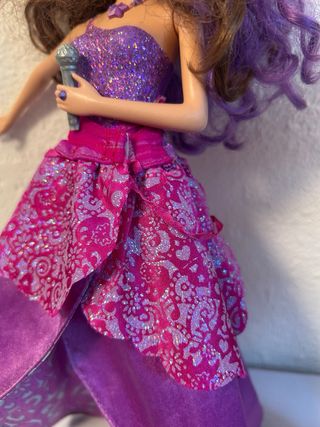 Barbie Popstar Cantante Morado