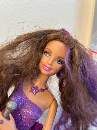 Barbie Popstar Cantante Morado