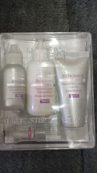 L'Oréal Kit Peeling Glicolico Anti-Età