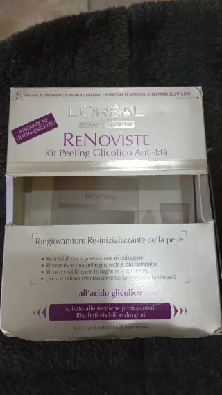 L'Oréal Kit Peeling Glicolico Anti-Età