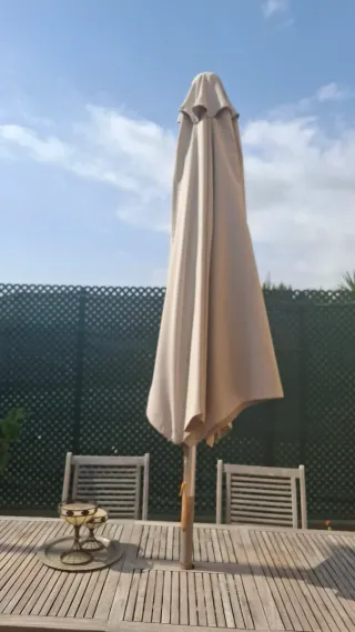 Conjunto Mesa y Sillas Terraza Madera