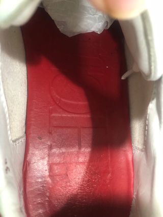 Zapatillas Carolina Herrera Blancas y Rojas