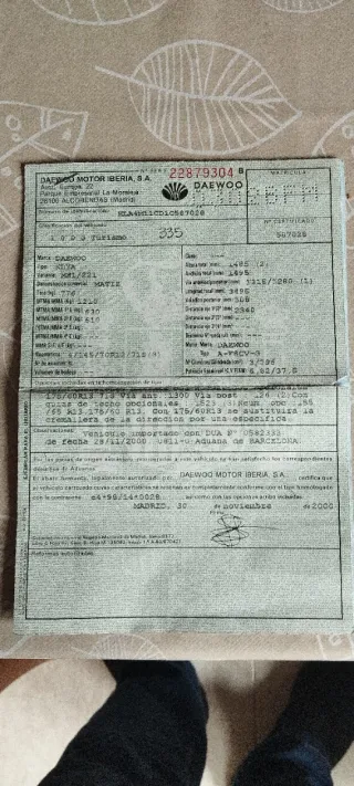 Daewoo Matiz 2001 ÚLTIMO PRECIO