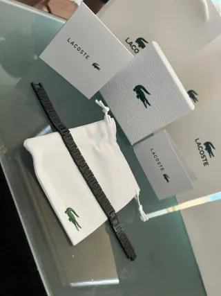 Pulsera Lacoste Negra