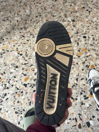 Louis Vuitton Trainer Sneakers Marroni Bianche