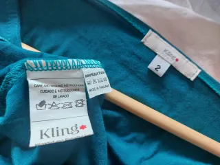 Vestido Kling Talla 2 Azul Petróleo