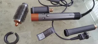 Dyson Airwrap Gold/Gray. Usado dos veces