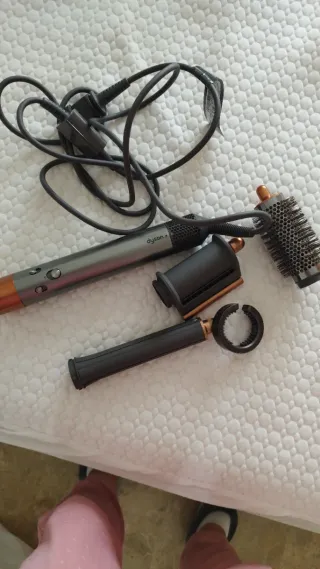 Dyson Airwrap Gold/Gray. Usado dos veces