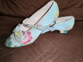 Zapatos Corzano Talla 35 Fallera Azul