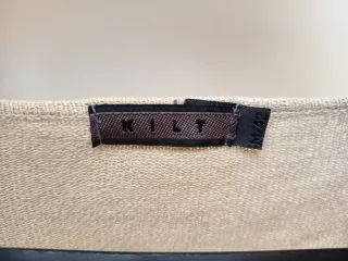 Cárdigan beige mujer talla única de lino y naylon