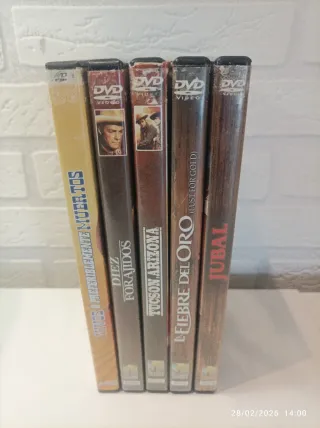 Lote 5 Películas Western DVD