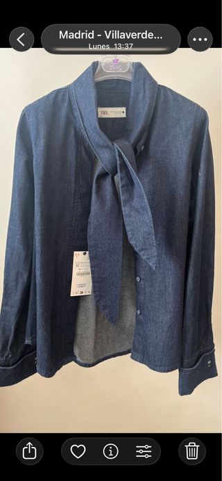 Camisa Zara Denim lazada
