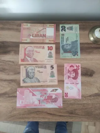 Lotes de Billetes Extranjeros