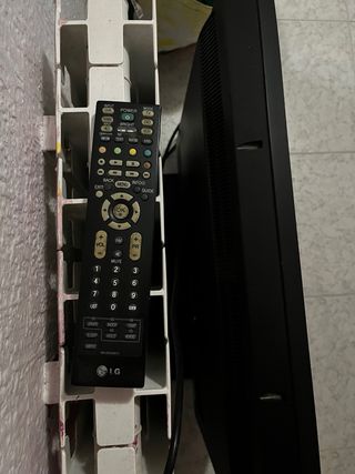 Televisión LG Negra