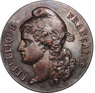 Medaglia Repubblica Francese Musica