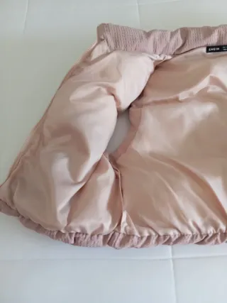 Chaleco rosa acolchado talla S