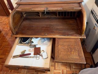 Escritorio Buro Antiguo Madera