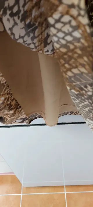 Vestido H&M estampado serpiente talla 40