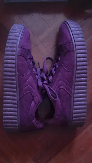 Zapatos Plataforma Morados