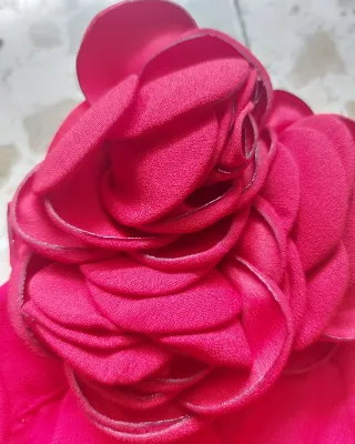 Vestido elegante rojo largo vuelo Talla M
