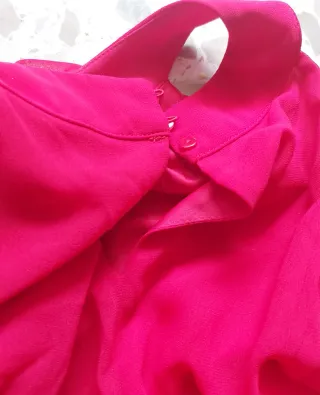 Vestido elegante rojo largo vuelo Talla M