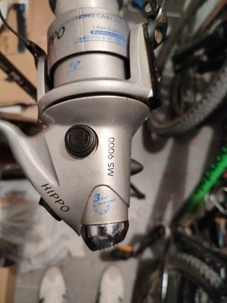 2 cañas de pescar y carrete MS 900