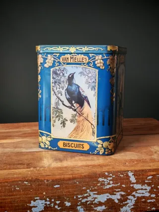 Lata antigua Van Melles Biscuits