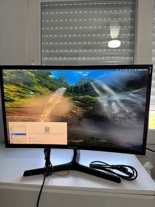 Monitor Samsung Curvo Negro