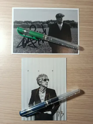 Lote 2 cartoline firmate Musica