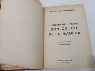 Libro Don Quijote Edición Lujo 1978 (Ilustrado)