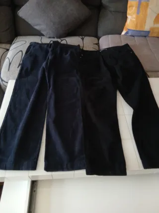 Lote pantalones pana chico