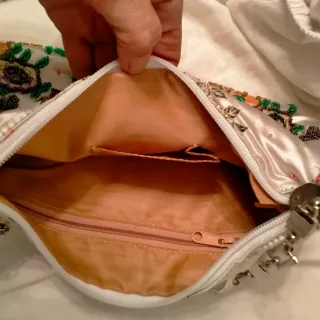 Piccola borsetta vintage floreale