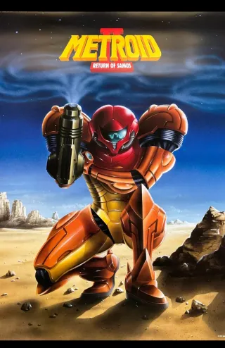 Poster Metroid 2 Return of Samus Nintendo