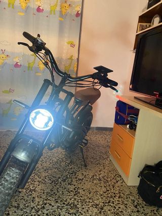 Bicicleta Eléctrica Negra