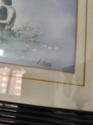 Cuadro Decorativo Paisaje con Rosa