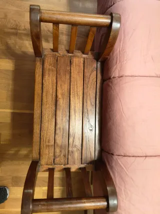 Banco de madera maciza