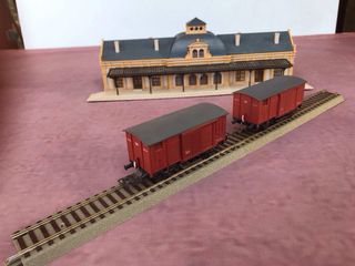 2 Vagones Cerrados H0 Renfe